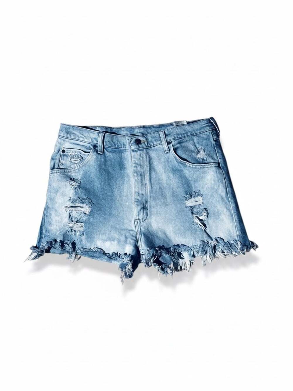 Wrangler Distressed Denim Cutoff Shorts Size 36